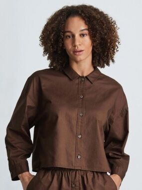 Everlane PJ Top Brown XXS